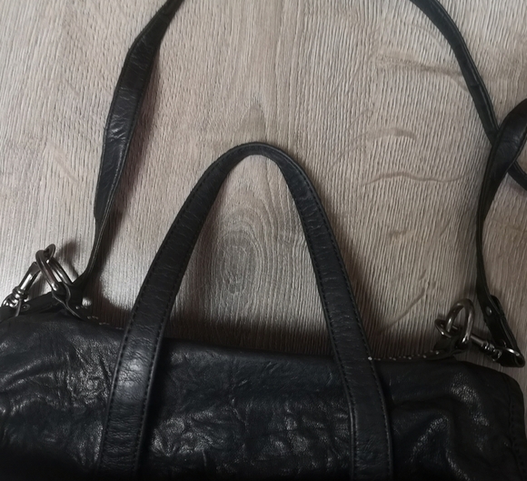 Vintage Fringed Crossbody Leather Saddle Bag - Picture 4 of 6